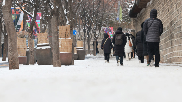 오늘 전국 곳곳 많은 눈…강추위도 계속