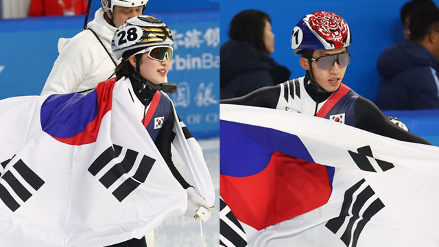 쇼트트랙 김길리·박지원 남녀 1,500m 나란히 금<br>…대회 2관왕