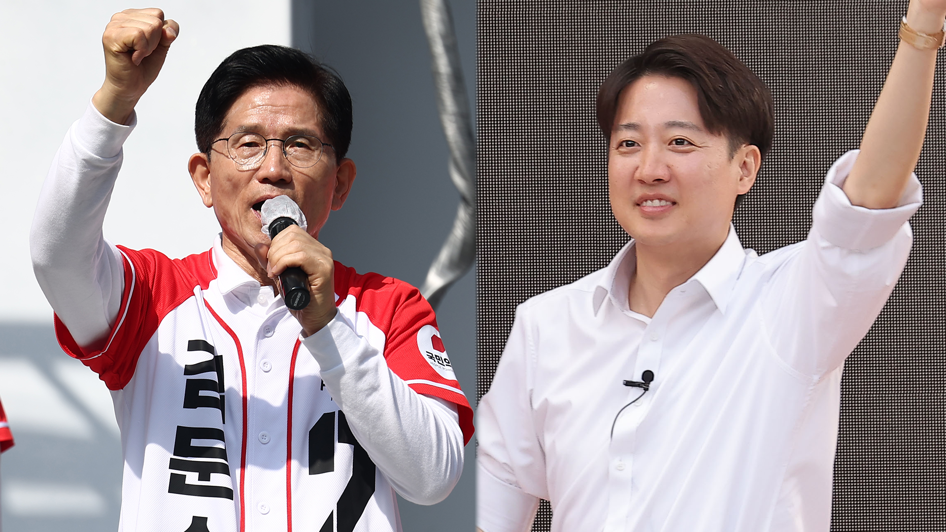 김문수 “이재명, 유례없는 독재자”…이준석, 교육계 표심 공략