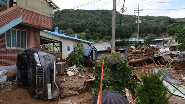 중대본, 집중호우에 사망 14명·실종 12명…시설 피해 4,100여건