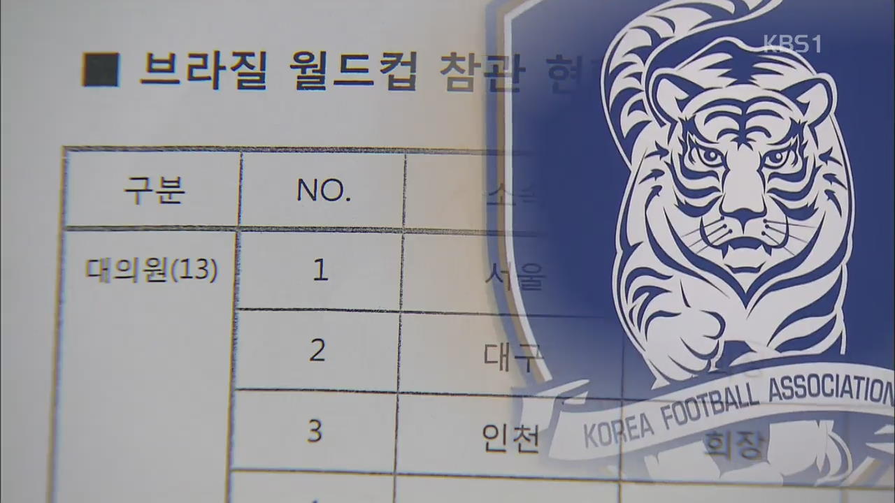 축구협, 제왕적인 행정 운영 ‘예견된 참사’