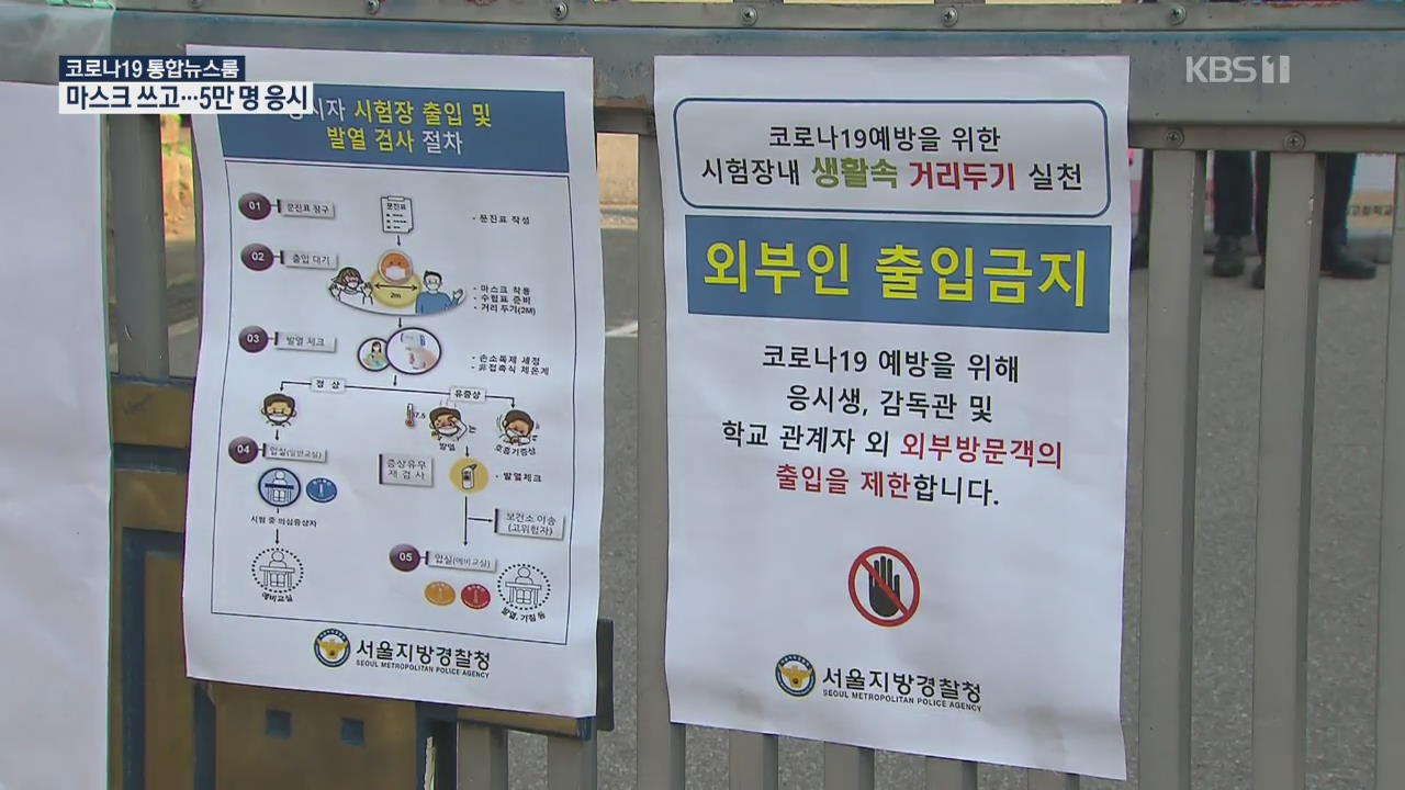 “더 미루기 어렵다” 5만 명 경찰 시험 ‘조마조마’