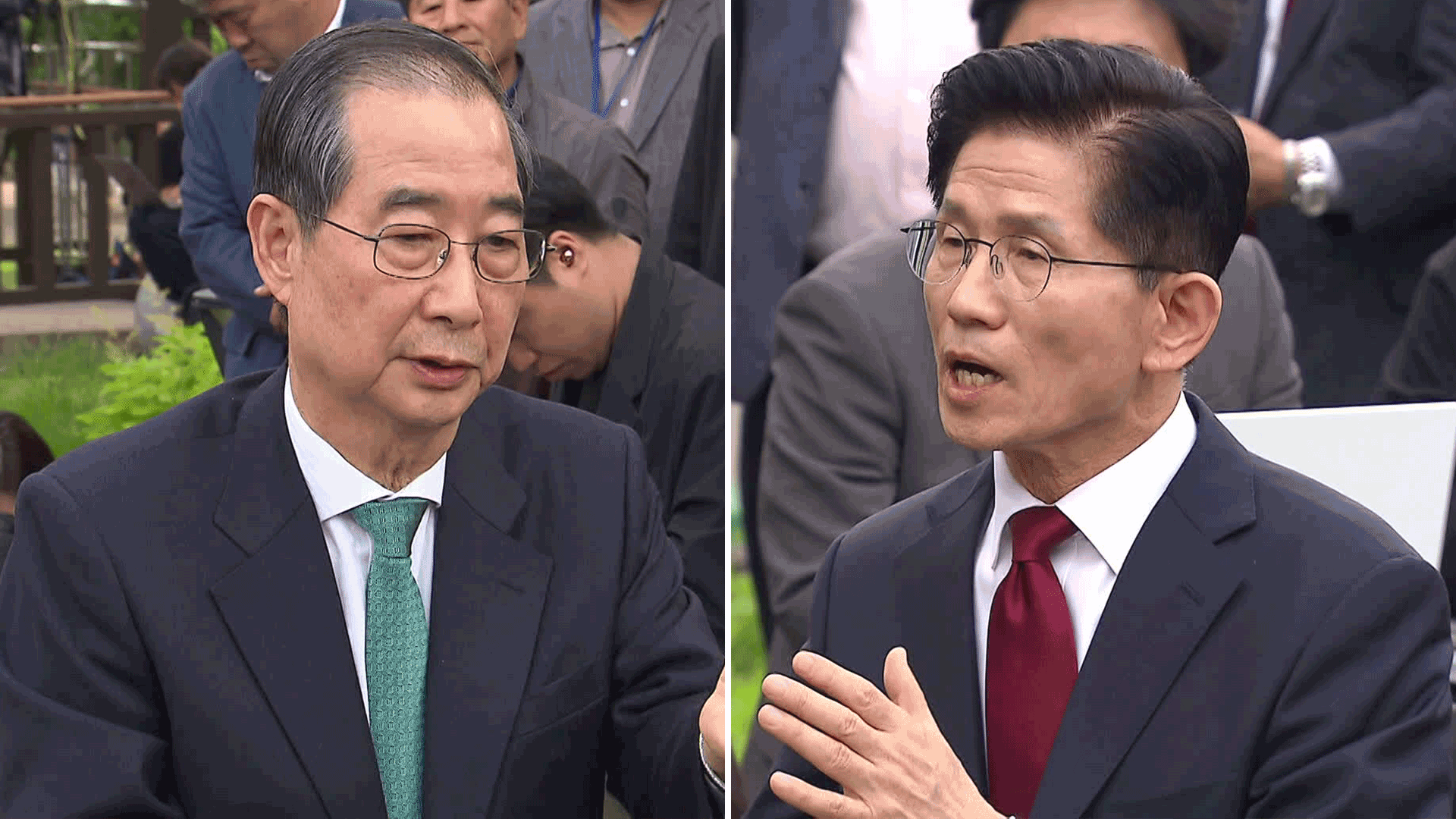 김문수·한덕수 단일화 협상 진행 중…이 시각 국회